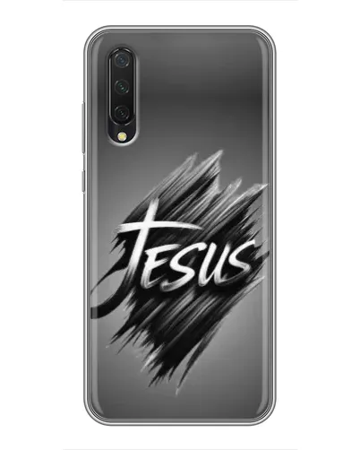 Чехол для Xiaomi Mi A3 с картинкой «Надпись Jesus Graffiti»