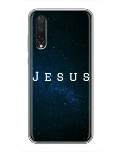 Чехол для Xiaomi Mi A3 с картинкой «Звездное небо Jesus»