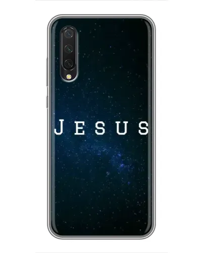 Чехол для Xiaomi Mi A3 с картинкой «Звездное небо Jesus»