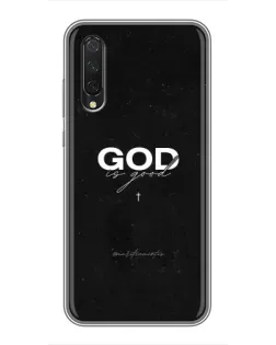 Чехол для Xiaomi Mi A3 с картинкой «GOD — Бог над всем»