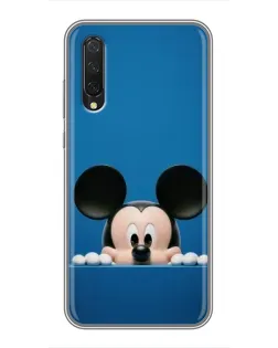 Чехол для Xiaomi Mi A3 с картинкой «Микки выглядывает»