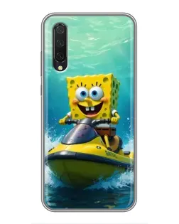 Чохол для Xiaomi Mi A3 з картинкою «Спанч Боб на гідроциклі» Чохол для Xiaomi Mi A3 з картинкою «Спанч Боб на гідроциклі»