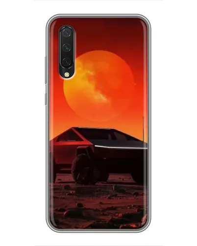 Чехол для Xiaomi Mi A3 с картинкой «Cybertruck на Марсе»