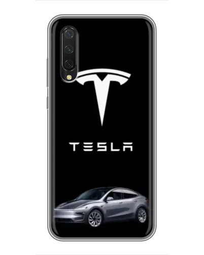 Чехол для Xiaomi Mi A3 с картинкой «Tesla Model Y»