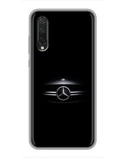 Чехол для Xiaomi Mi A3 с картинкой «Mercedes — абстрактные линии»