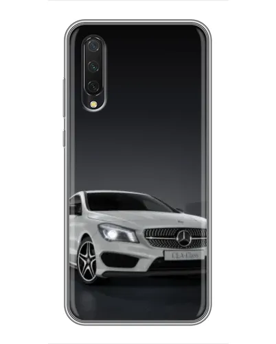Чехол для Xiaomi Mi A3 с картинкой «Mercedes AMG GT Silver»