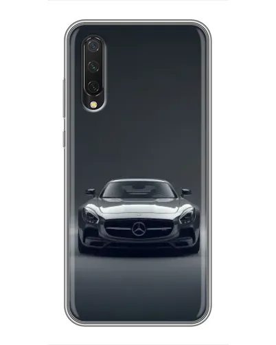 Чехол для Xiaomi Mi A3 с картинкой «Mercedes на черном»