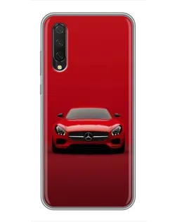 Чехол для Xiaomi Mi A3 с картинкой «Красный Mercedes AMG»