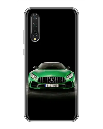 Чехол для Xiaomi Mi A3 с картинкой «Mercedes — неоновый лого»
