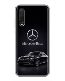Чехол для Xiaomi Mi A3 с картинкой «Mercedes — решетка радиатора»