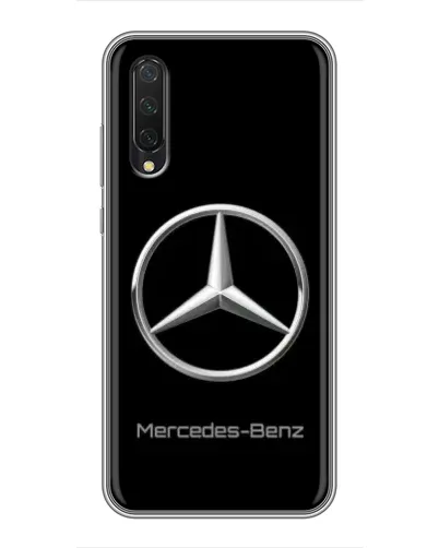 Чехол для Xiaomi Mi A3 с картинкой «Mercedes Silver Logo»
