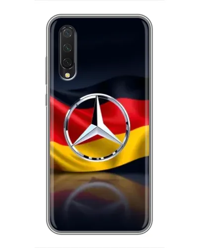 Чехол для Xiaomi Mi A3 с картинкой «Mercedes — флаг Германии»