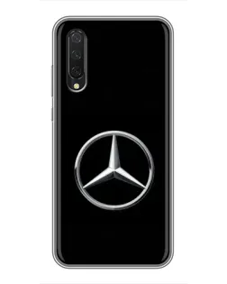 Чехол для Xiaomi Mi A3 с картинкой «Mercedes классический лого»