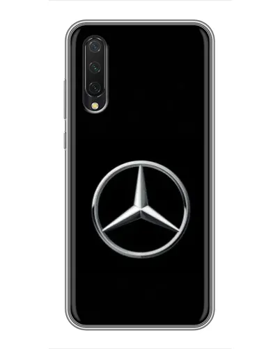 Чехол для Xiaomi Mi A3 с картинкой «Mercedes классический лого»