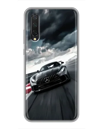 Чехол для Xiaomi Mi A3 с картинкой «Гоночный Mercedes AMG»