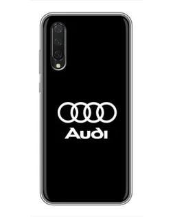 Чехол для Xiaomi Mi A3 с картинкой «Классическое лого Audi»