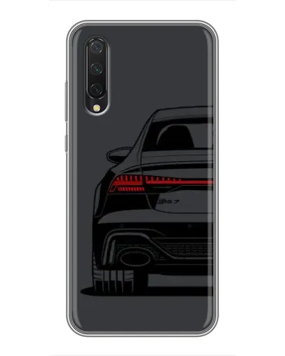 Чехол для Xiaomi Mi A3 с картинкой «Задняя часть Audi — арт»
