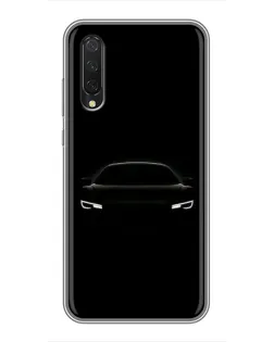 Чехол для Xiaomi Mi A3 с картинкой «Взгляд Audi в темноте»