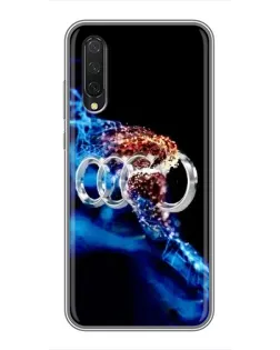 Чехол для Xiaomi Mi A3 с картинкой «Энергия лого Audi»