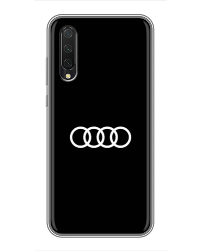 Чехол для Xiaomi Mi A3 с картинкой «Audi White Logo»