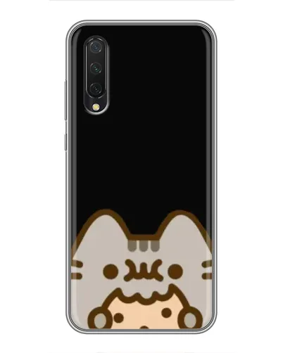 Чехол для Xiaomi Mi A3 с картинкой «Пушин на черном»