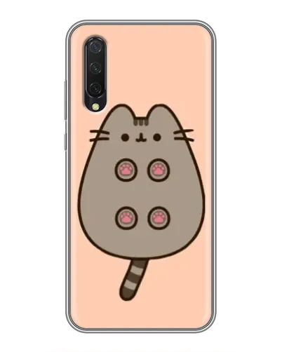 Чехол для Xiaomi Mi A3 с картинкой «Пушин пузиком кверху»