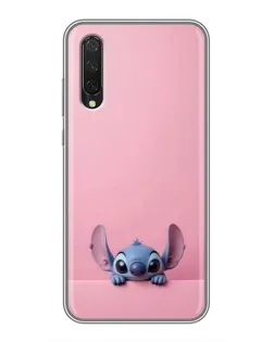Чехол для Xiaomi Mi A3 с картинкой «Stitch выглядывает»