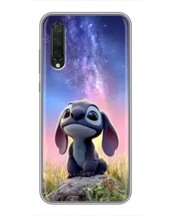 Чехол для Xiaomi Mi A3 с картинкой «Стич на рассвете»