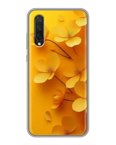 Чехол для Xiaomi Mi A3 с картинкой «Золотые лепестки»