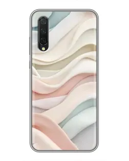 Чехол для Xiaomi Mi A3 с картинкой «Пастельные нежные волны»