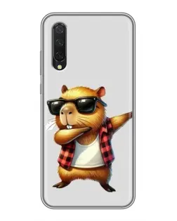 Чехол для Xiaomi Mi A3 с картинкой «Капибара рэпер даб» Чехол для Xiaomi Mi A3 с картинкой «Капибара рэпер даб»