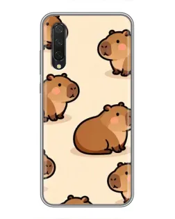Чехол для Xiaomi Mi A3 с картинкой «Паттерн милых капибар» Чехол для Xiaomi Mi A3 с картинкой «Паттерн милых капибар»