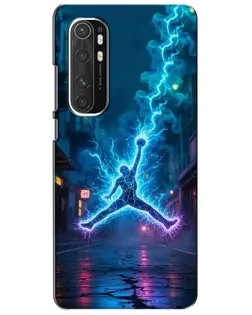 Чехол для Xiaomi Mi Note 10 Lite с картинкой «Jordan Gold Jumpman»