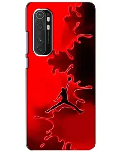 Чехол для Xiaomi Mi Note 10 Lite с картинкой «Jordan Red Smoke»