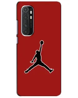 Чехол для Xiaomi Mi Note 10 Lite с картинкой «Jordan Red Back»