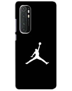 Чехол для Xiaomi Mi Note 10 Lite с картинкой «Jordan Silhouette»