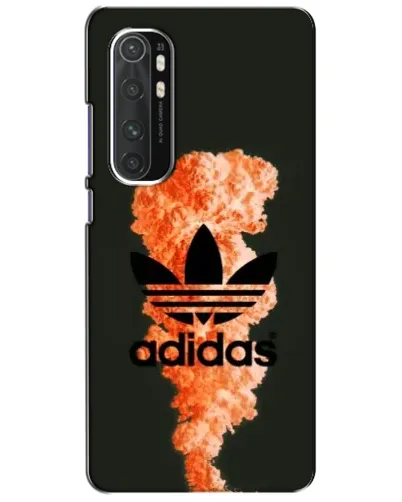 Чехол для Xiaomi Mi Note 10 Lite с картинкой «Оранжевый дым Adidas»