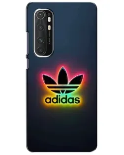 Чехол для Xiaomi Mi Note 10 Lite с картинкой «Неоновый Adidas»