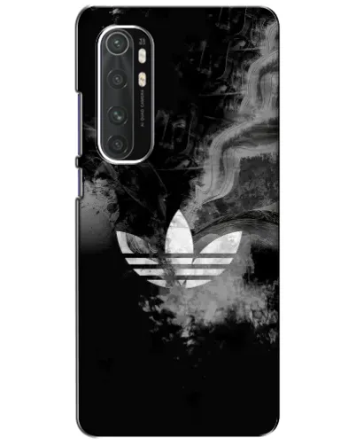 Чехол для Xiaomi Mi Note 10 Lite с картинкой «Абстрактный дым Adidas»
