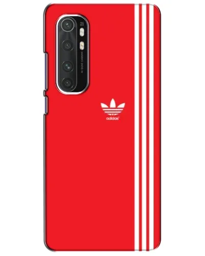 Чехол для Xiaomi Mi Note 10 Lite с картинкой «Красный минимализм Adidas»