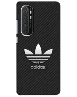Чехол для Xiaomi Mi Note 10 Lite с картинкой «Adidas Карбоновая текстура»