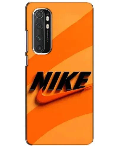 Чехол для Xiaomi Mi Note 10 Lite с картинкой «Оранжевый драйв Nike»