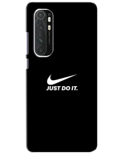 Чехол для Xiaomi Mi Note 10 Lite с картинкой «Минимализм от Nike»