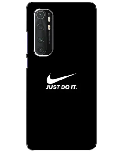 Чехол для Xiaomi Mi Note 10 Lite с картинкой «Минимализм от Nike»