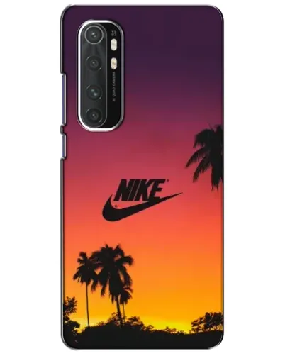 Чехол для Xiaomi Mi Note 10 Lite с картинкой «Nike на закате солнца»