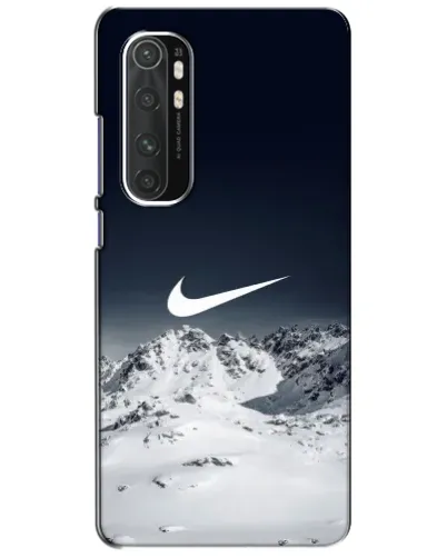 Чехол для Xiaomi Mi Note 10 Lite с картинкой «Nike — зимние горы»