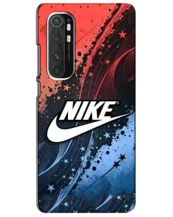Чехол для Xiaomi Mi Note 10 Lite с картинкой «Градиентный принт Найк»