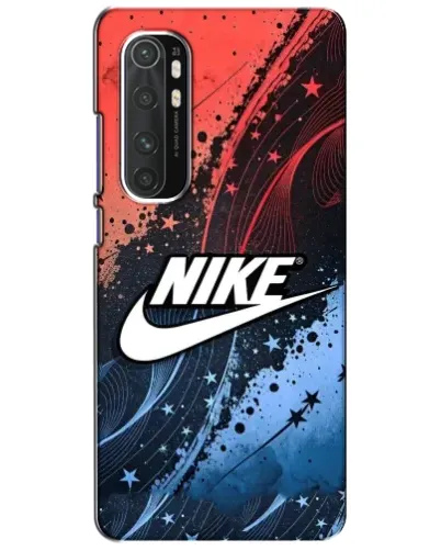 Чехол для Xiaomi Mi Note 10 Lite с картинкой «Градиентный принт Найк»