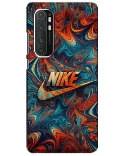 Чехол для Xiaomi Mi Note 10 Lite с картинкой «Nike в абстракции»