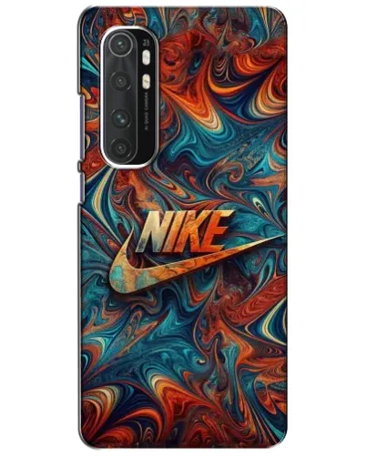 Чехол для Xiaomi Mi Note 10 Lite с картинкой «Nike в абстракции»